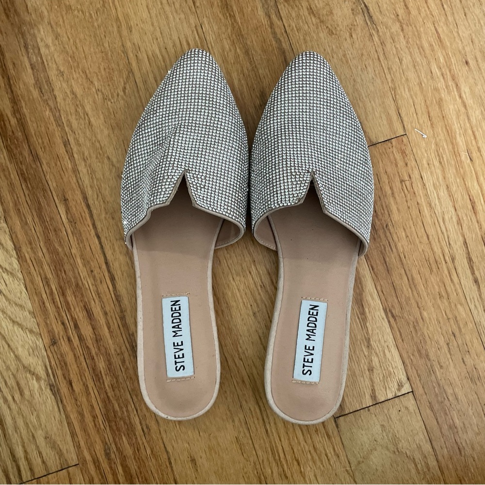 Steve Madden rhinestone mule